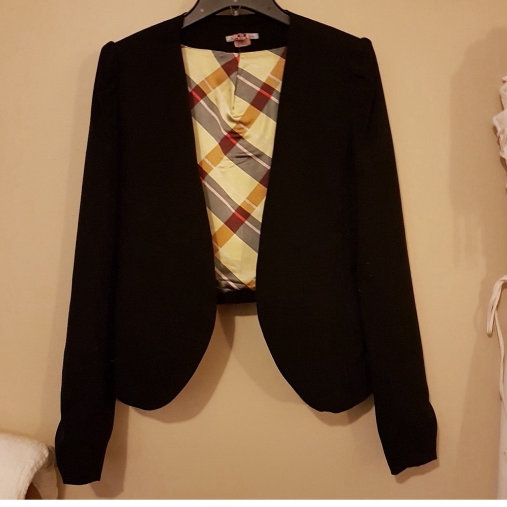 Charlotte Russe Midnight Black Dress Jacket